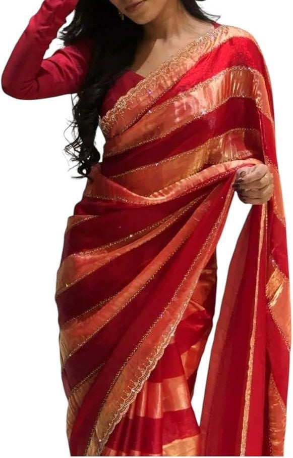 Designer Cocktail Saree In Premium Quality