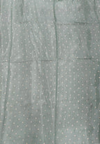 Chinon Georgette Saree With Border Checks Design