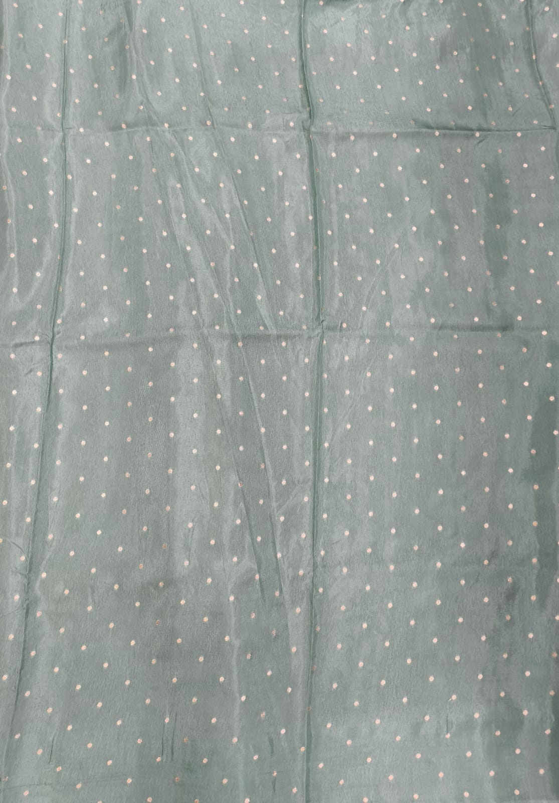 Chinon Georgette Saree With Border Checks Design