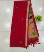Linen Jamadhani Swan & Parrot  Model