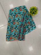 Pastal Blue Saree