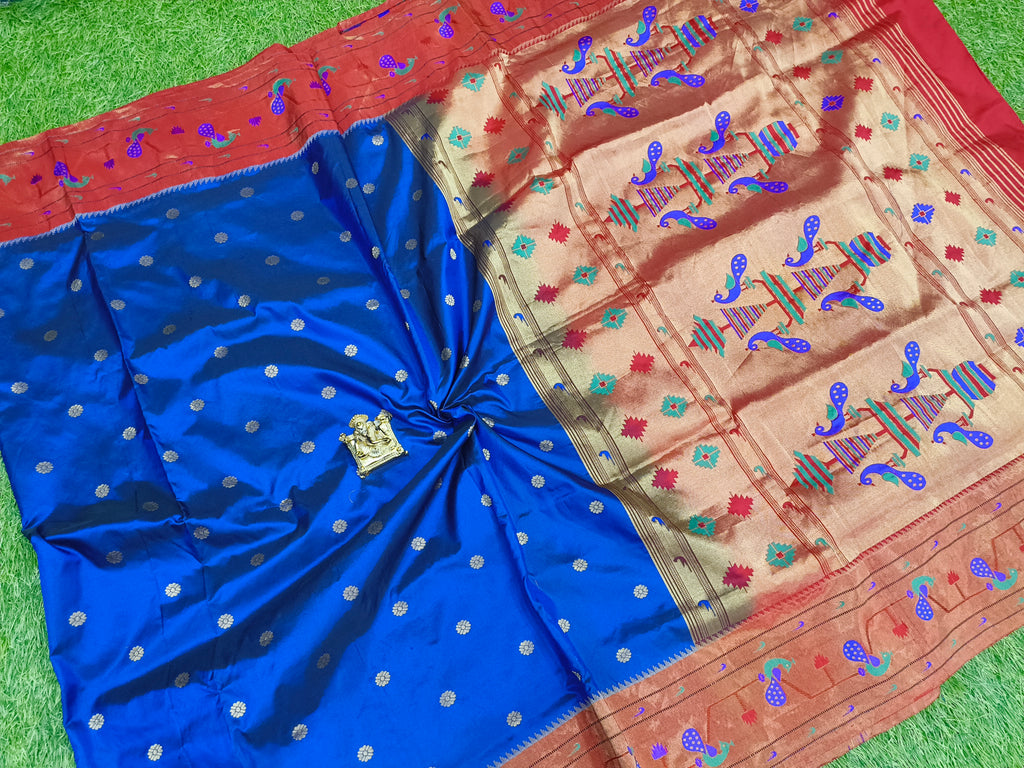 Narayanpet Saree  With A Paithani Border