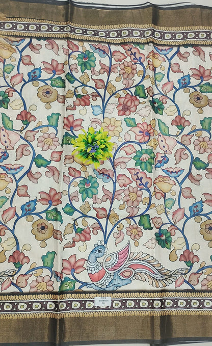 Elegant Kalamkari printed Saree