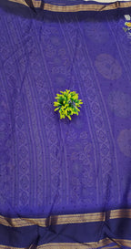 Georgette Gap Border Saree