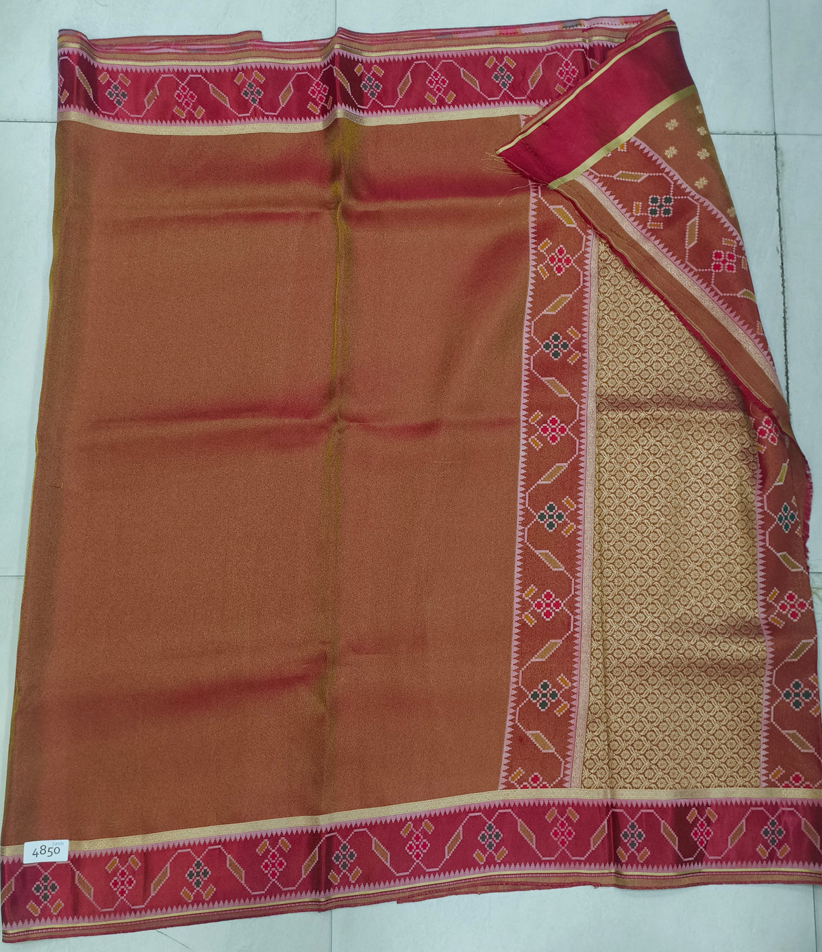 Tissue georgette pattola border