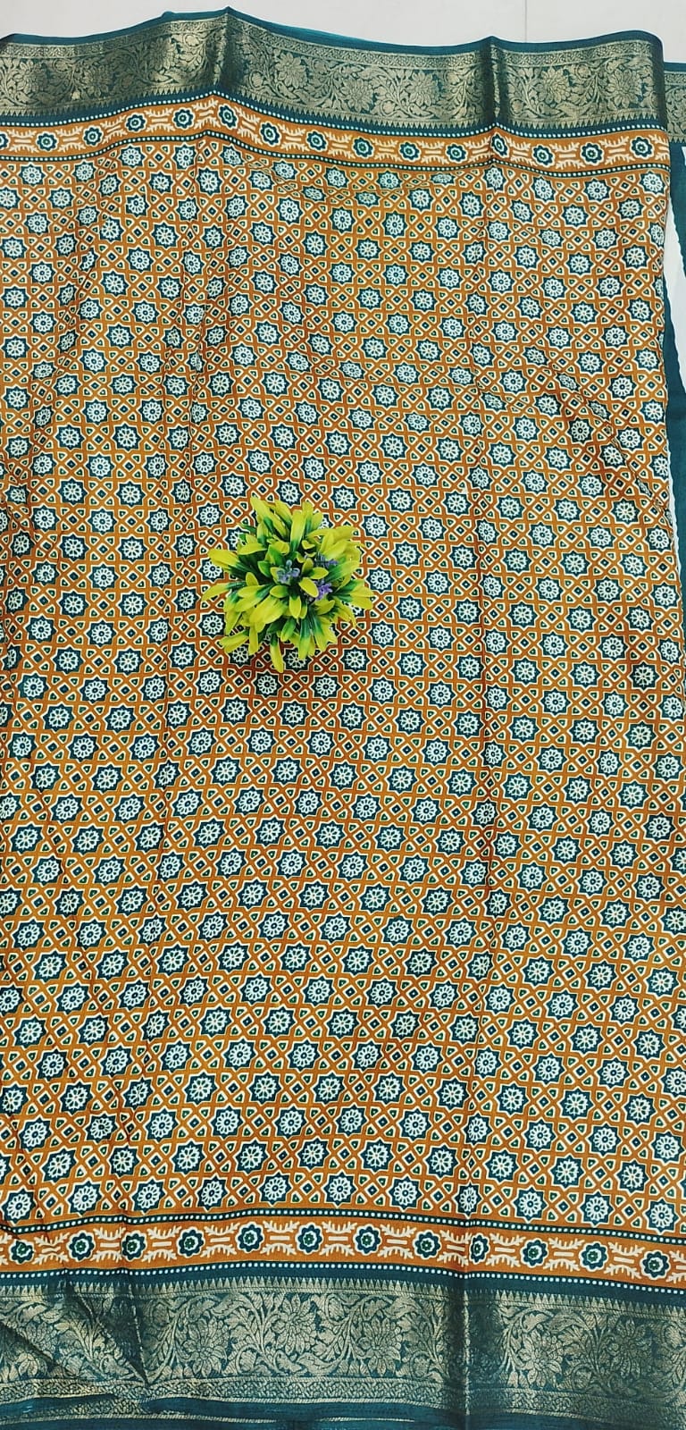 Fancy saree with strips