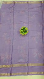 Georgette Gap Border Sarees