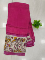 Mangalagiri kalamkari print sarees