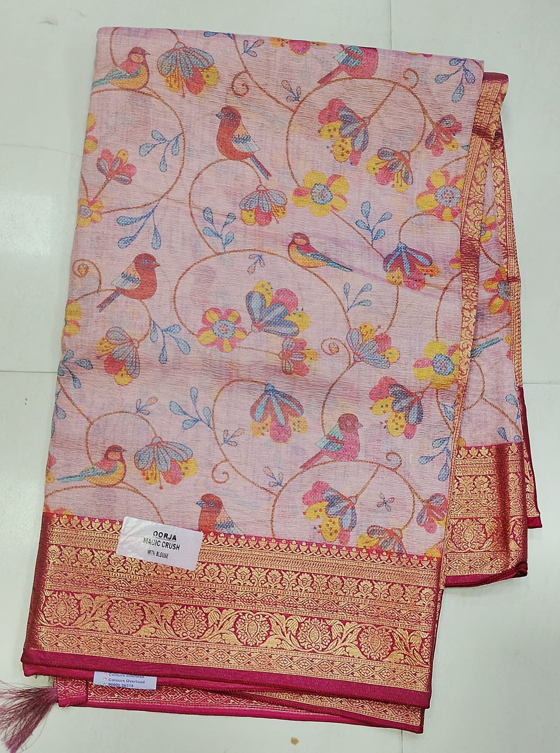 Crush Kota Sarees With Beautiful Design
