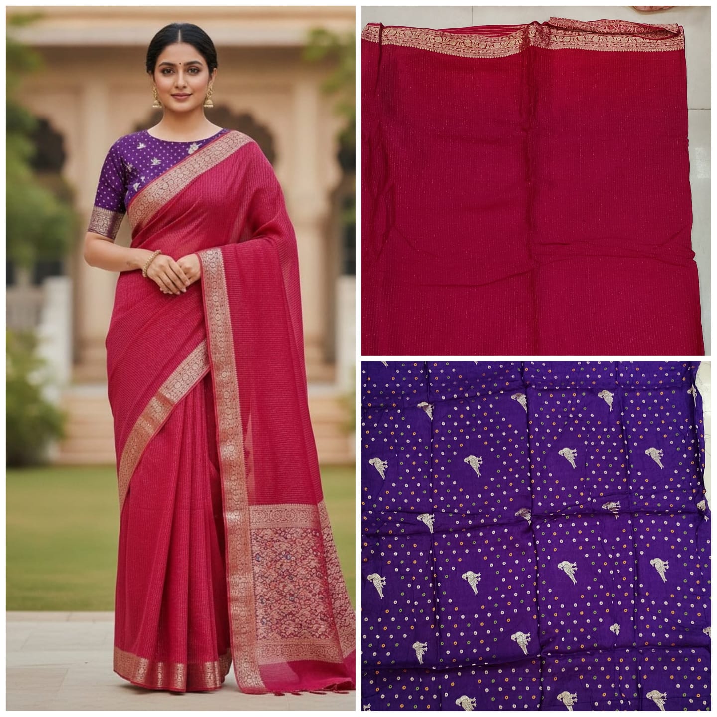 Banaras jarget saree