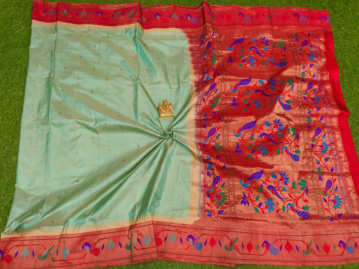 Narayanpet Saree  With A Paithani Border