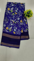 Georgette Gap Border Saree