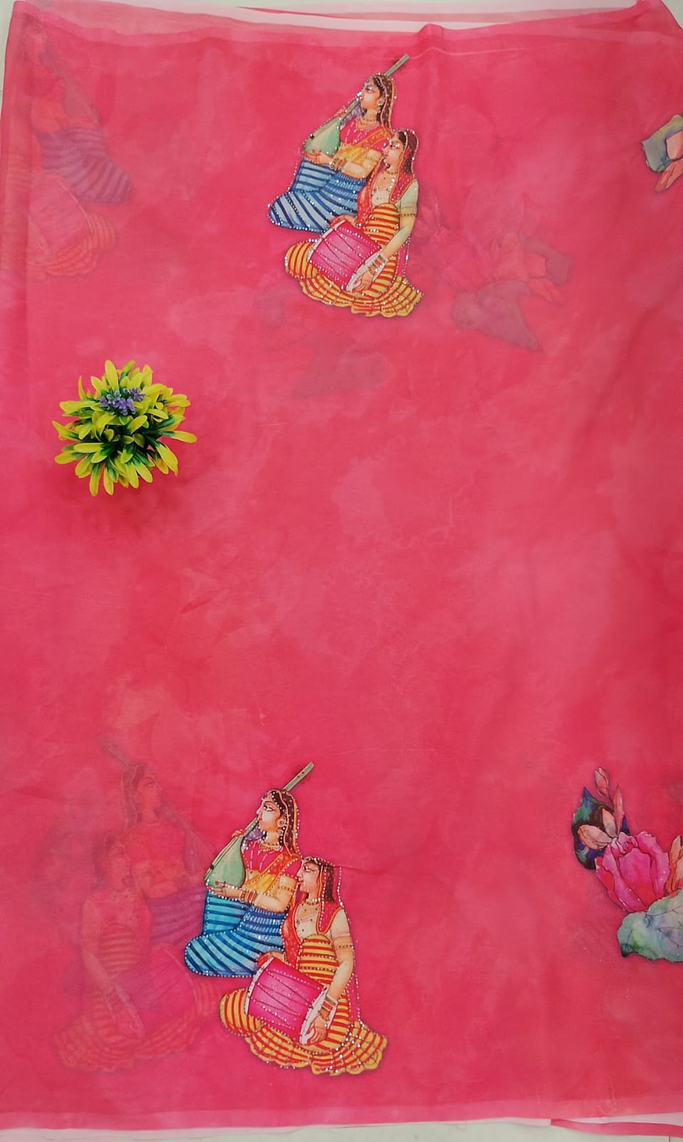SATIN GEORGETTE SAREE
