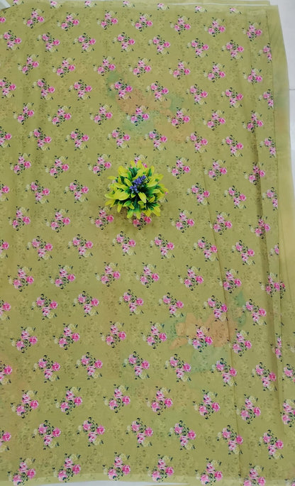 SATIN GEORGETTE SAREE