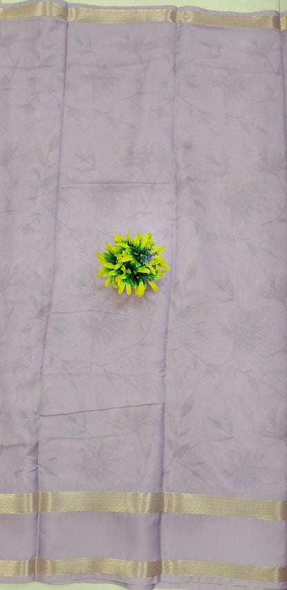 Georgette gap border sarees