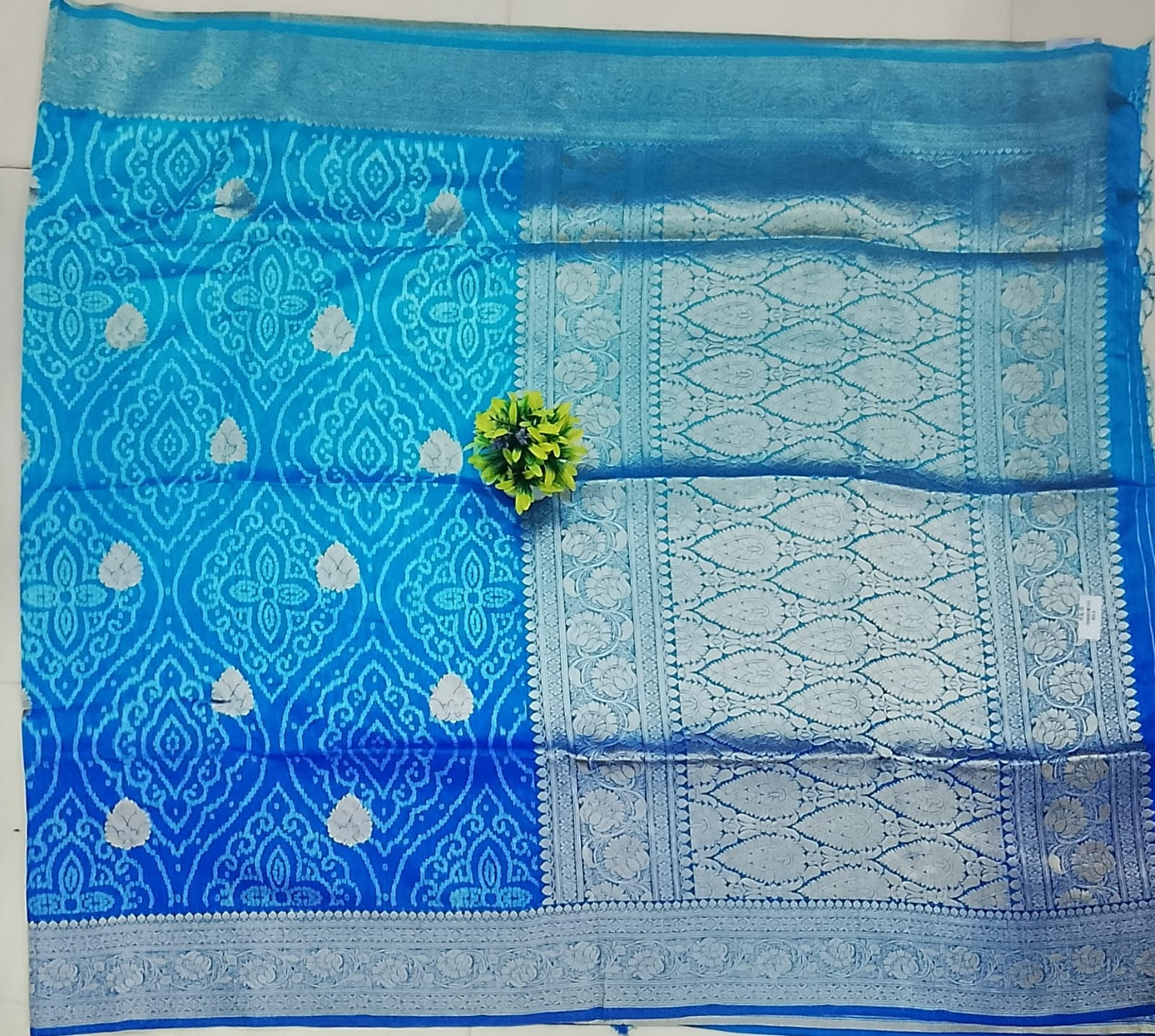 Royal Blue Bandini saree