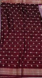 Semi Dola Office Wear  Pastal And Wine Colour