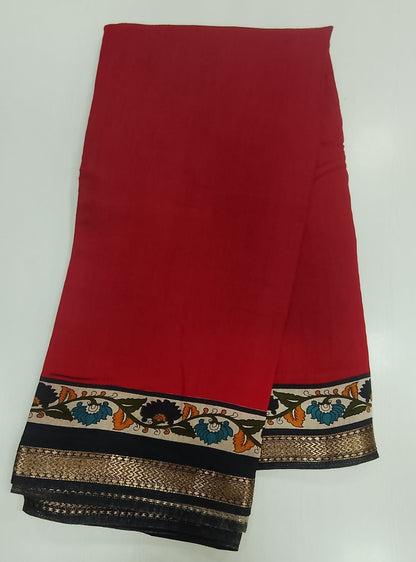 Mangalagiri silk sarees with peacock pallu