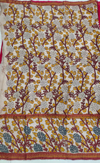 Mangalagiri kalamkari print sarees
