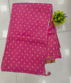 Tissue Georgette border less With Patola Weaving Blouse