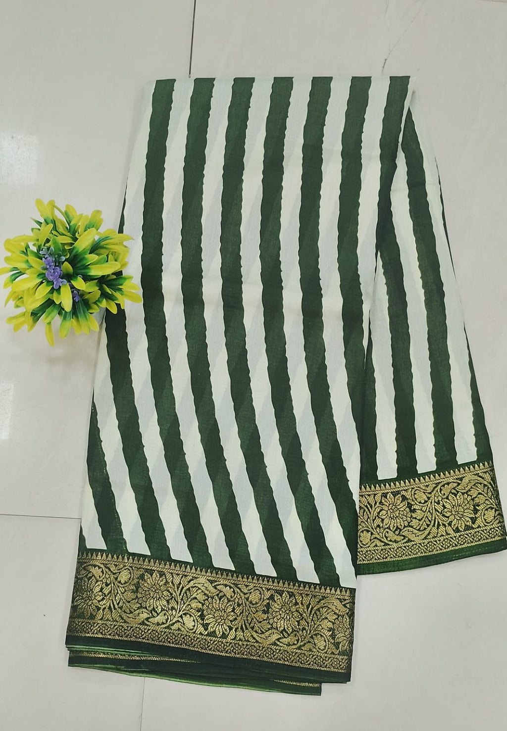 Fancy Saree With Strips