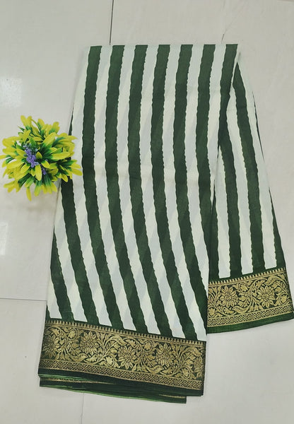 Fancy saree with strips