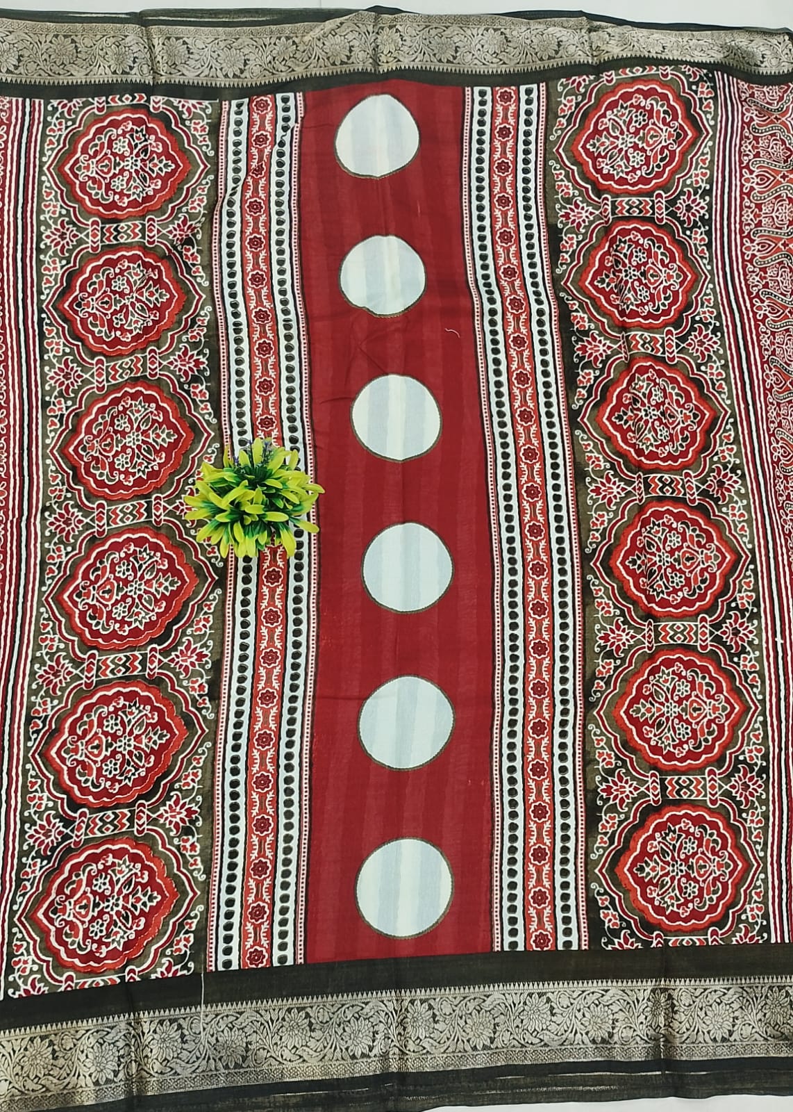 Fancy saree with strips