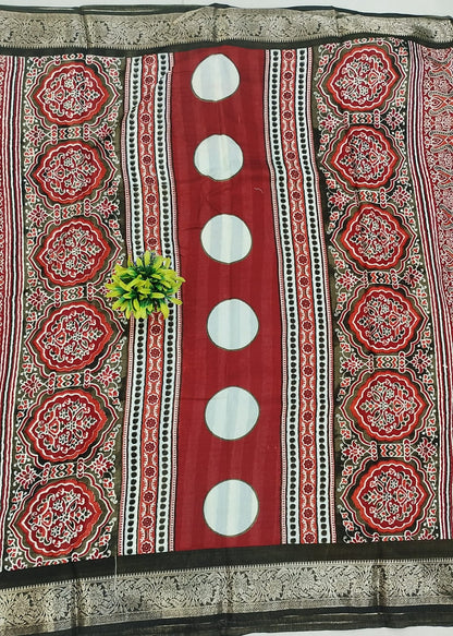 Fancy saree with strips