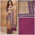 Tissue  Banaras Sarees With Rich Pallu