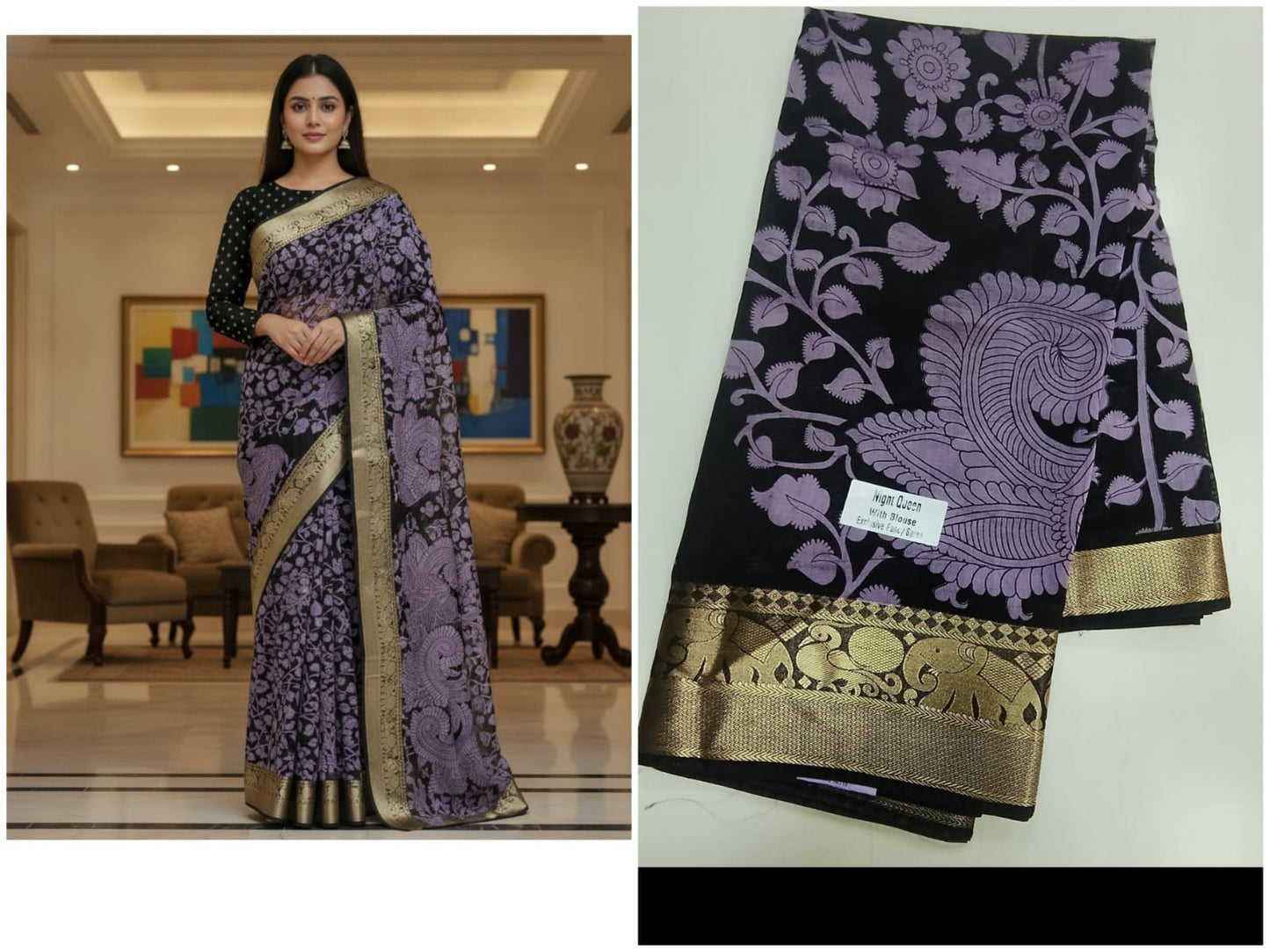 mangalagiri silk sarees with an folral weaving with an elegant zari border