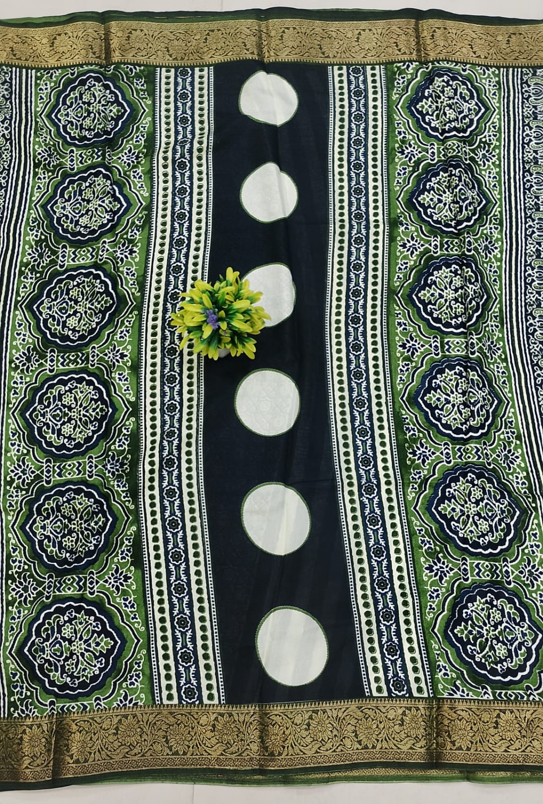 Fancy saree with strips