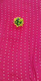 Georgette Striped Linen Sarees