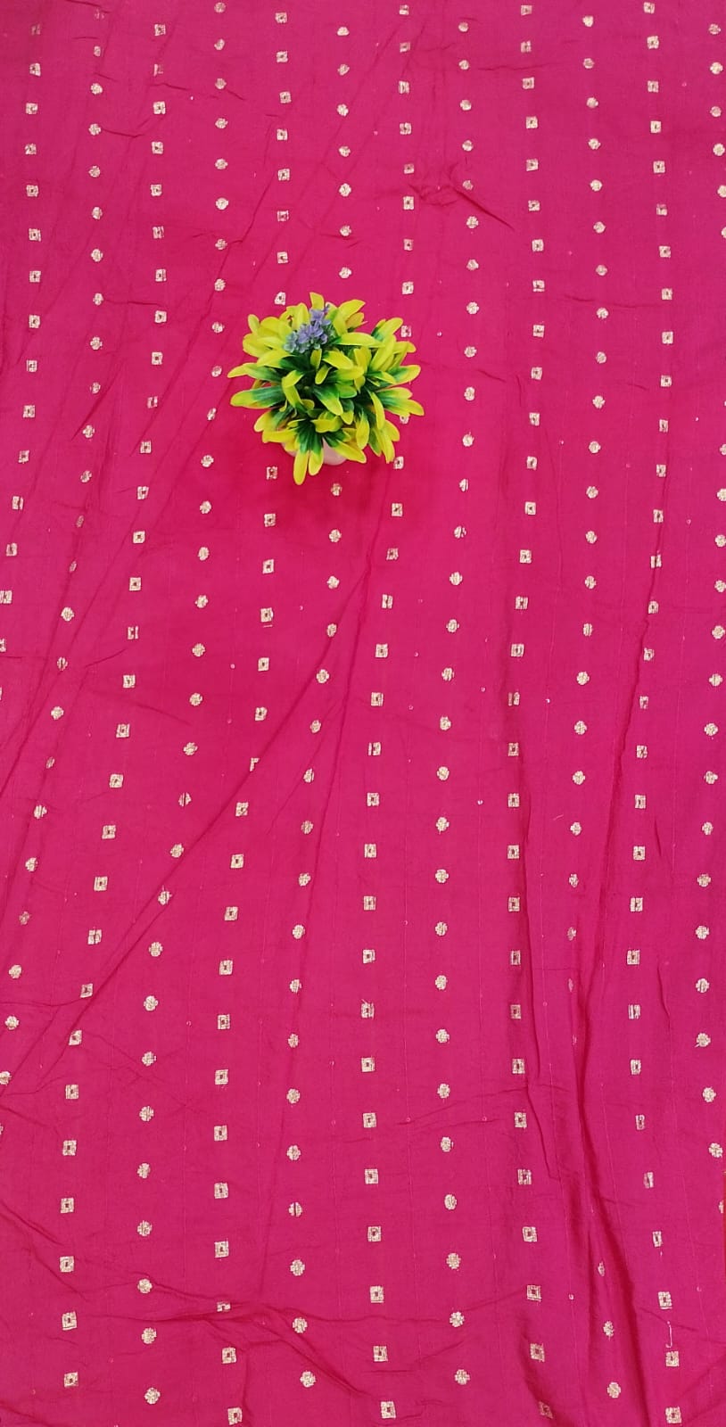 Jarget striped linen saree