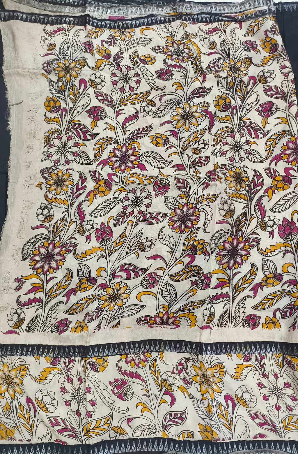 Mangalagiri kalamkari print sarees