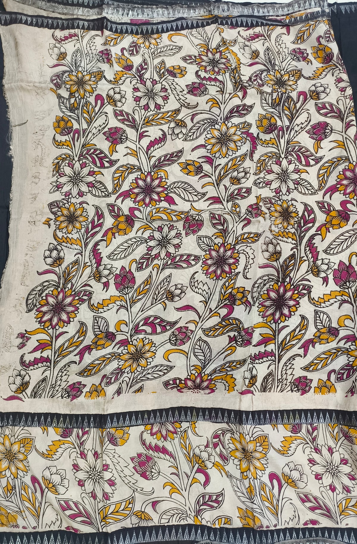 Mangalagiri kalamkari print sarees