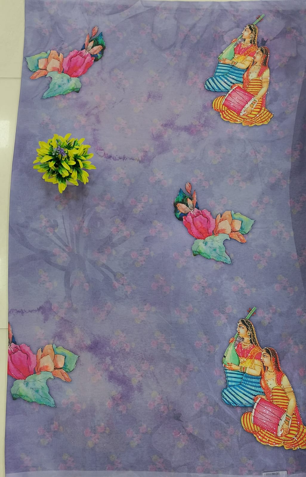 SATIN GEORGETTE SAREE