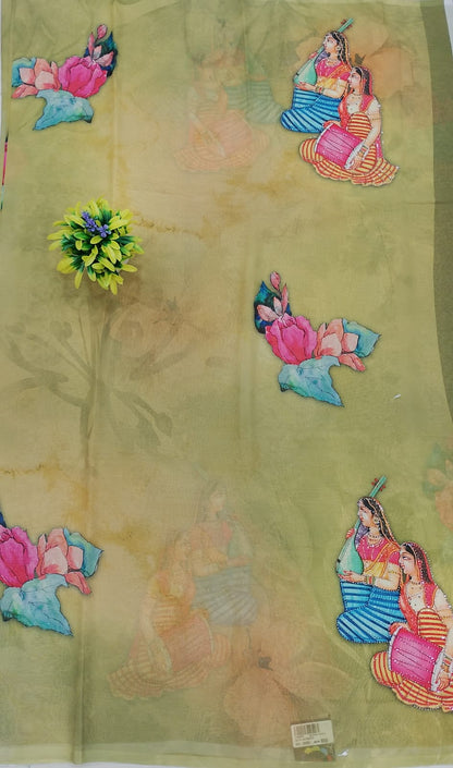 SATIN GEORGETTE SAREE