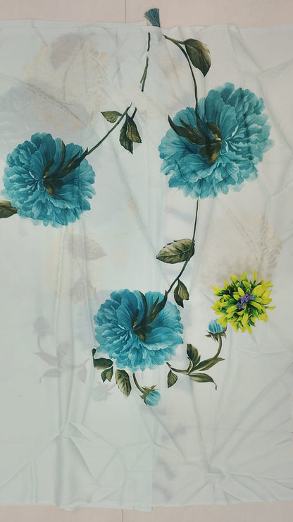Fancy Floral print sarees