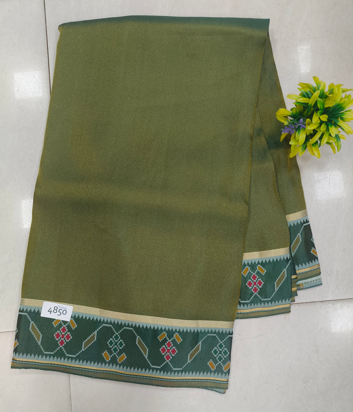 Tissue georgette pattola border