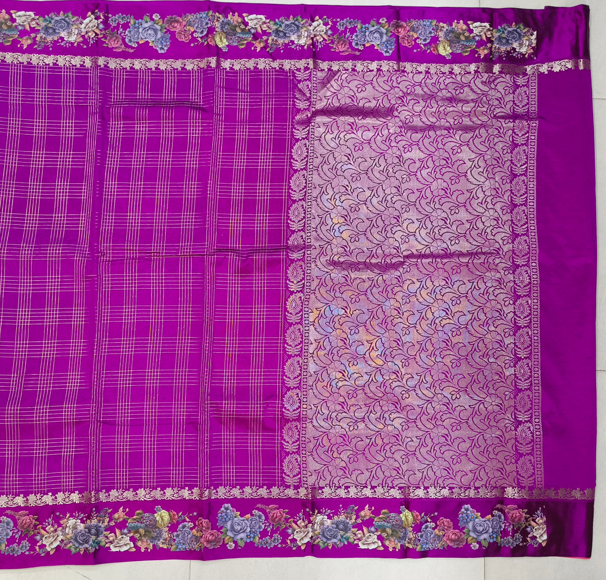 Mango Silk Patch Border