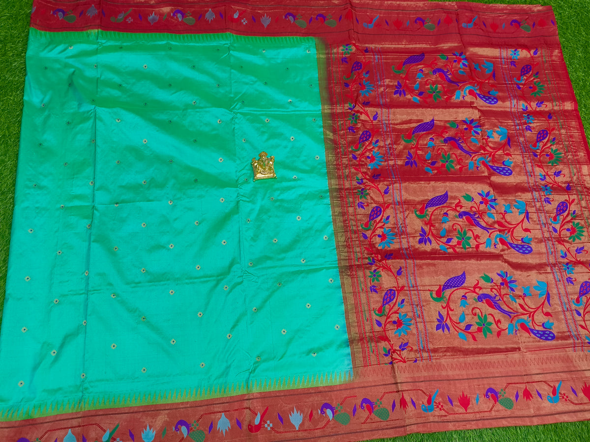 Narayanpet Saree  With A Paithani Border