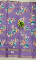 Georgette Gap Border Sarees