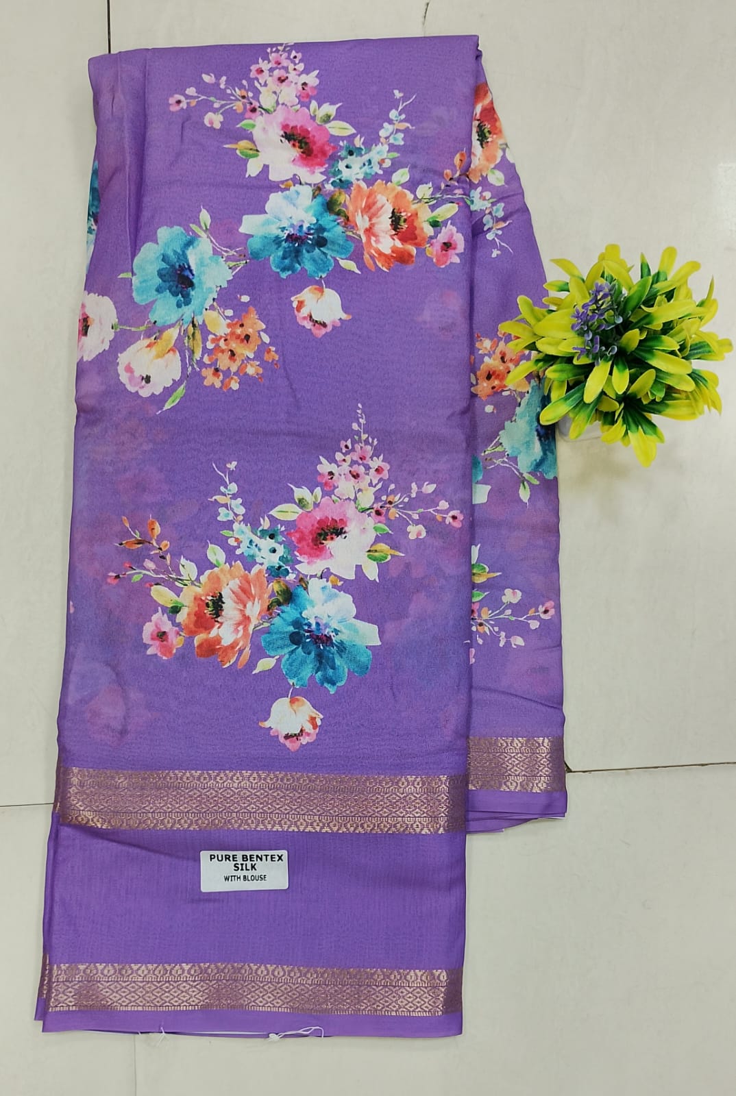 Georgette gap border sarees