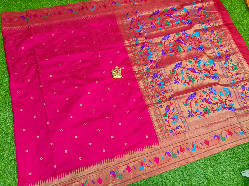 Narayanpet Saree  With A Paithani Border