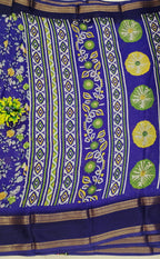 Georgette Gap Border Saree