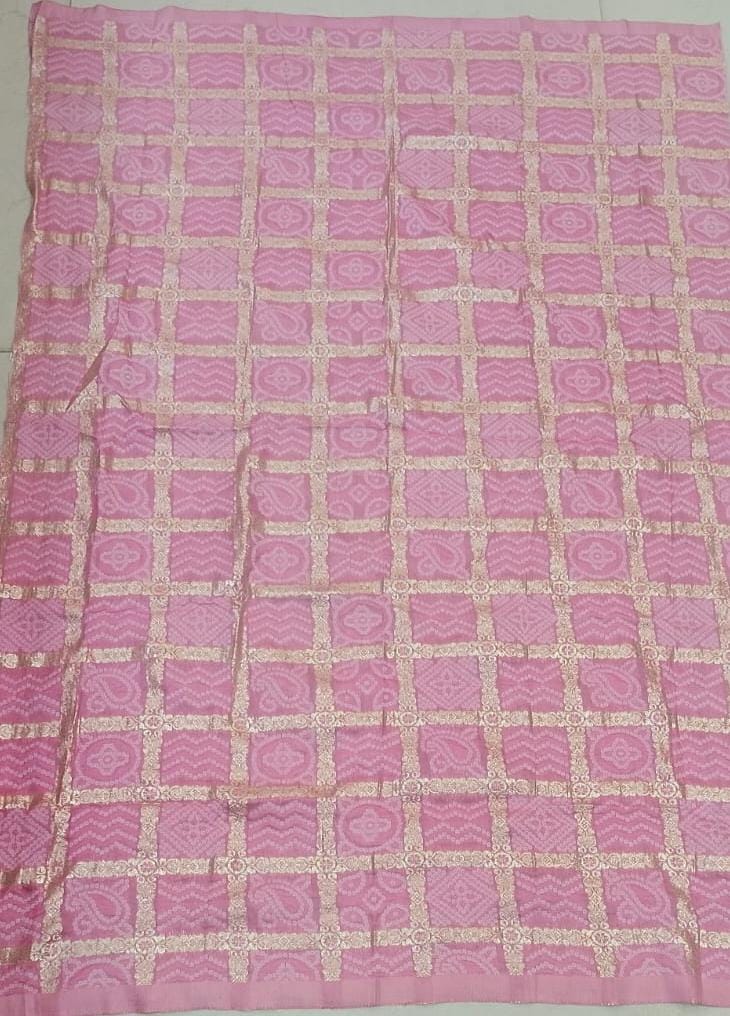 Yellow And Pink Fancy Saree
