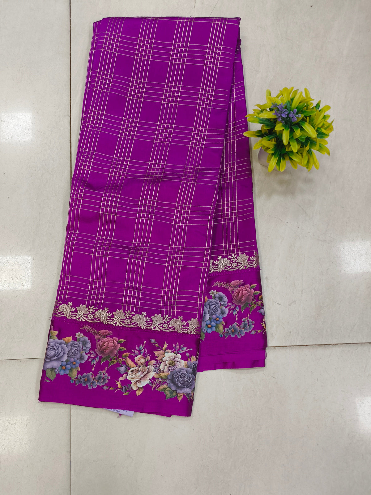 Mango Silk Patch Border