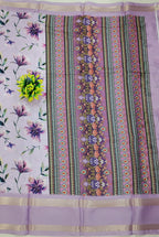 Georgette Gap Border Sarees