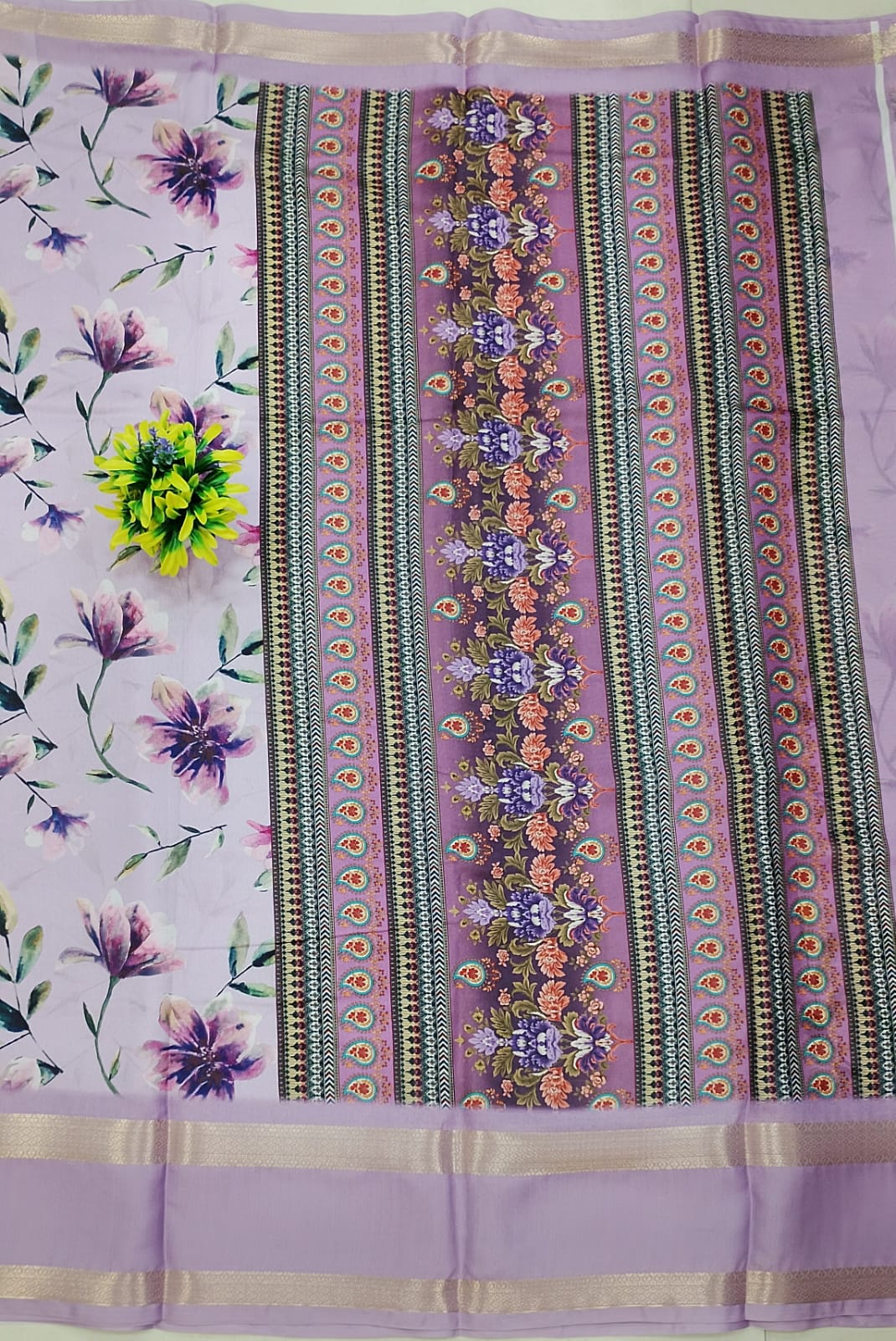 Georgette gap border sarees