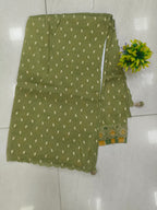 Tissue Georgette border less With Patola Weaving Blouse